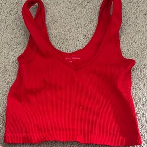 suzette collection red tank top